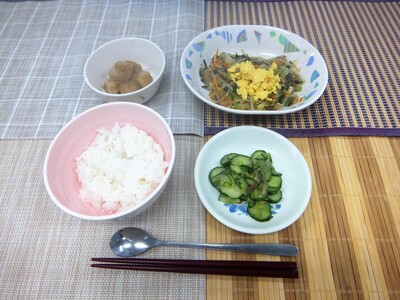 みょうがと胡瓜のみそもみ